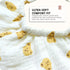 Naznooz Set 4-Pack 0-24 Premium Quality Organic Double-Sided Baby Bibs for Drooling and Teething | |For Boys and Girls