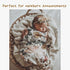 47 47 Mini Wander Swaddles for Newborns Muslin Swaddle Blankets - Breathable Soft Newborn Receiving Floral Blanket Baby