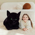 Toy,30" IKASA Black Cat Stuffed Animals Plush Toys,Giant Big Large Jumbo Soft Cute Huge Size Fluffy Plushy Fat