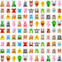 Deekin 100 Pack Mini Stuffed Animals Critter Keychain Set - Small Plush Animal Toys for Kids Party Favors