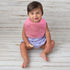 8 Pack 8 Count Neat Solutions Multi-Color Solid Knit Terry Feeder Bib, Girl