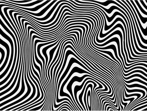 MISITU 1000 Pieces Jigsaw Puzzles for Adults, Black and White Strips, Challenging Abstract Puzzles, 28 x 20 inch