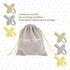 Sweet Child Pacifiers Set of 6, 0-18 Months, Ultra-Light Silicone Binkies with Collapsible Handle & 3 Air Holes