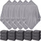 Buryeah 5 Pcs Baby Bath Towel and 15 Count Baby Washcloths Sets,