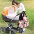 HCBPWVQA Backpack Daypacks Backpack Mommy Polka Dot Flower Diaper Bag with Changing Pad and Pacifier Holder