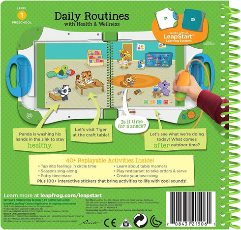 LeapFrog LeapStart Daily Routines and Health and Wellness Book