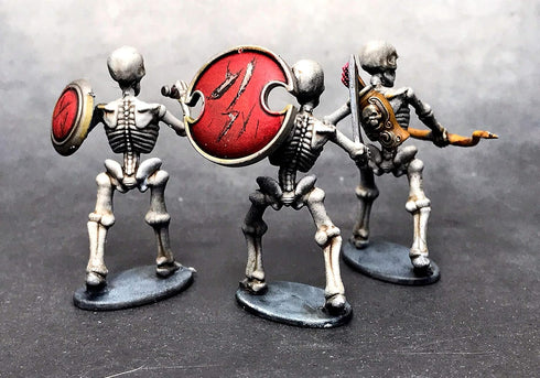 Classic Fantasy Skeleton Warriors Miniature Game Models for Collectors
