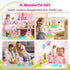 Magnetic Blocks Building Toys - Princess Castle Collection, Birthday Gifts for Kids 3-8, Montessori STEM Outdoor Toys