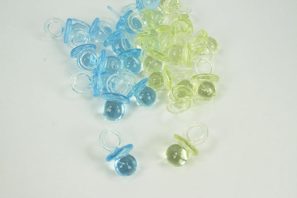 Dreampartycreation 500 Mini Acrylic Pacifiers Baby Shower Favor 3/4 Inches Wholesale!! Bulk Buy
