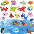 VEMBAP 24 Pack Party Favor for Kids Building Set, Mini Ocean Animals Building