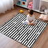 EtherSpher 50'' 50''gimnasio Black White Stripes Stars Moon Soft Padded Baby Gym Play mat for Floor Portable Foldable