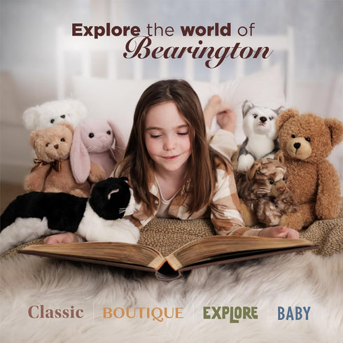 6.5 Inch Bearington Lil Simon Love Sloth Stuffed Animal - Cute Plush Toy for Girls & Kids - Unique Sloth Plush