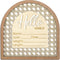 Josojoou Baby Announcement Sign, 5.5in Wooden Arched Baby Shower Welcome Sign, Hello World