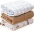 3-Pack (47" 43") 70% 30% Swaddles for Newborns Large Receiving Blankets x - Viscose Made from Bamboo, Cotton - Muslin