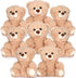 Jenaai 8 Pcs 10 Inch Bear Stuffed Animals Bulk Cute Baby Shower