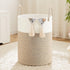 Artfeel Laundry Basket,Woven Cotton Rope Laundry Hamper,60L for Decor Storage of Dirty