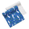 BreathableBaby Active Swaddle Blanket & Wrap 2 Pack Narwhal and Gold Dots,