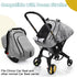Cozy beatoutou Baby Car Seat Cover,Patented Waterproof Baby Carseat Cover for Boys & Girls,Infant Car Seat Cover Canopy