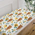 Highland Cow Sunflower Changing Pad Cover for Baby Girls, Soft Stretchy Safe Snug Fitted Diaper Change Table Covers
