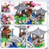 3000PCS Micro Mini Blocks Peach Blossom Pond Bonsai Tree Building Kit, Traditional Architecture Kit for 14+ Kids or