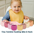 Tiny Twinkle Baby Feeding Bibs 8 Pack - Waterproof and Absorbent Infant Drool and Feeding Bibs
