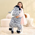 IKASA Large 30" Zebra Stuffed Animal Plush Toy - Cute Jumbo Soft Toys, Huge Fluffy Fat Oversized Plushie