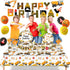 24 Construction Birthday Party Supplies for Guests - Decorations Include Plates, Napkins, Cups, Tablecloth, Cake