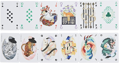 Bohwa Card, Tichu Board Game + Card Case - 100% Waterproof Plastic Playing Cards, 1 Deck + 1 Case