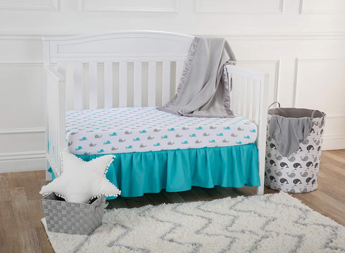 TL Care Fleece Blanket with Silk-Like Satin Trim, Soft Warm Cozy, Gray, 30" x 40", Perfect for Baby Carrier, Stroller,