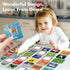 Hebayy 36 Pairs Animal Matching Game - 72PCS Spanish Flashcards, Educational Learning Toys for Preschool 4-6 Years