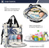 YANENDIE Backpack, Backpack Backpack Beach Surfboard Diaper Bag Unisex Travel Baby Diaper Bags with Stroller Straps