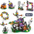 Halloween Haunted House Village Building Set for Kids, Ghost Pumpkin Building Kit for Party Favors, Ages 6+