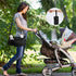 Momcozy Stroller Organizer - Fits All Strollers with 2 Non-Slip Stickers and 2 Detachable Mesh Bags