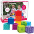 Edushape Mix & Match Textured Blocks, Set of 10 Stacking Blocks for Sensory Play and Child Development