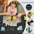 Napzy 3000pcs 8PCS Puzzle Mat-Jigsaw Puzzles Matt Roll Up to Roll-up Puzzled Board Puzzling Organizers and Storage