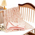 CoolaPeach 2 Pack Backing,39x29.5 Inches,Printed Minky Baby Blankets,Super Soft Receiving Blankets with Muslin Cotton