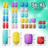 Wooden Stacking Blocks, Montessori Toys for Toddlers 1-6 Years, Building Games for Kids