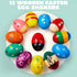 JOYIN 12 Packs Wooden Egg Shakers, 2.3" Maracas Percussion Musical for Party Favors, Classroom Prize Supplies