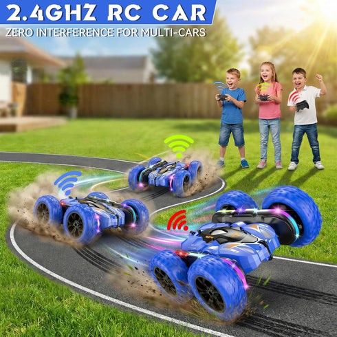 6-12: 2 360 4WD 6 7 8 9 10 11 12, Wedopro RC Car for Boy Ages Batteries Stunt Rotating Remote Control Toy