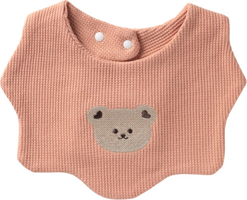 Set 5 Baby Bibs Cotton of Adjustable Scalloped Drool Bibs for Boys & Girls, Soft & Washable, Newborn to Toddler Feeding