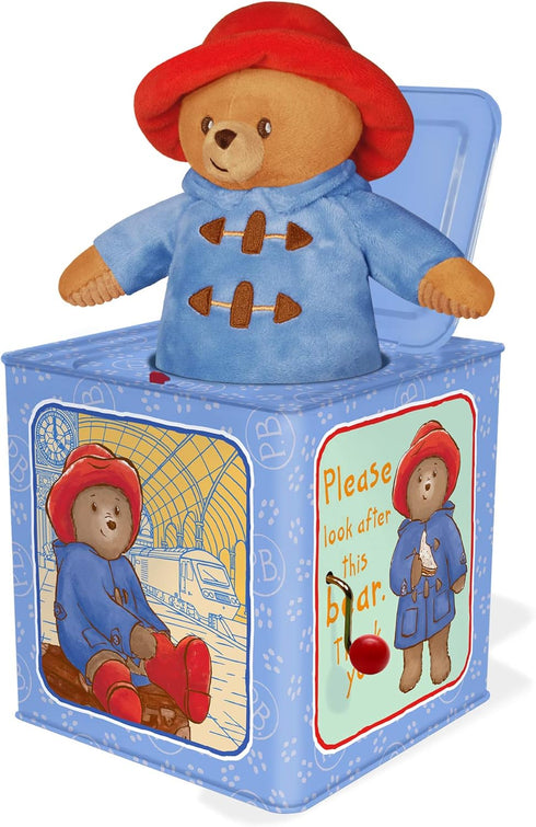 YOTTOY Paddington Bear Collection | Jack-in-The-Box Infant Plush Toy with Music, Paddington for Baby