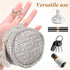 Holibanna Portable Pu Bag Pouch with Clip Versatile Zippered Case for Pacifiers Keys Stylish Travel Organizer