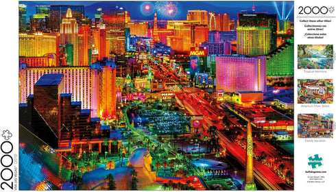 Buffalo Games - Viva Las Vegas 2000 Piece Jigsaw Puzzle