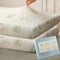SDY Jersey Floral Crib Sheets for Baby Boys and Girls,52x28x8,2 Pack,Neutral Green