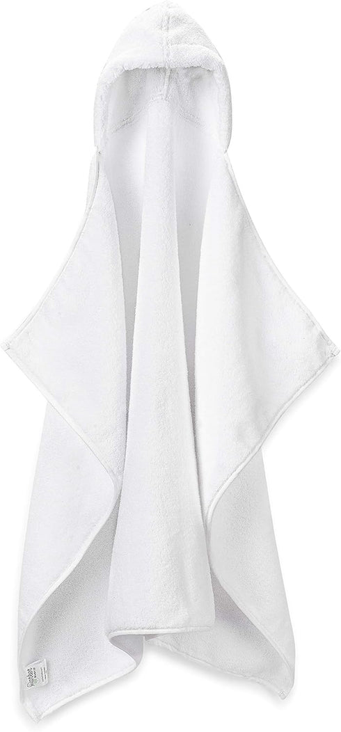 100% Parker Baby Co. Premium Soft Ring Spun Cotton Hooded Toddler and Kid Bath Towel Plush Towel with Hood for Newborns