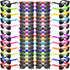 NEBURORA Neon Sunglasses Bulk Classic Retro 6/12/24/60 Pack Multicolor Party Toys for Summer Beach Favors