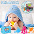 Baby Suction Cup Toys, Ocean Animals Sucker Toys with Mesh Bag Storage, 18 PCS Bath Toys for Kids Ages 4-8