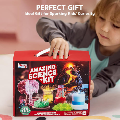 Klever Kits Amazing Science Kits with 85+ Experiments, STEM Activities for Kids Aged 6-8+