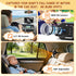 CAMECHO 4.3" Setup Baby Car Camera HD Monitor with IR Night Vision View Angle Safety for Kids & Newborns Easy Car Seat