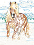 Set 9 Ravensburger CreArt The Royal Horse Paint by Numbers Kit - Ideal for Kids & Beginners | Complete | DIY Home Art